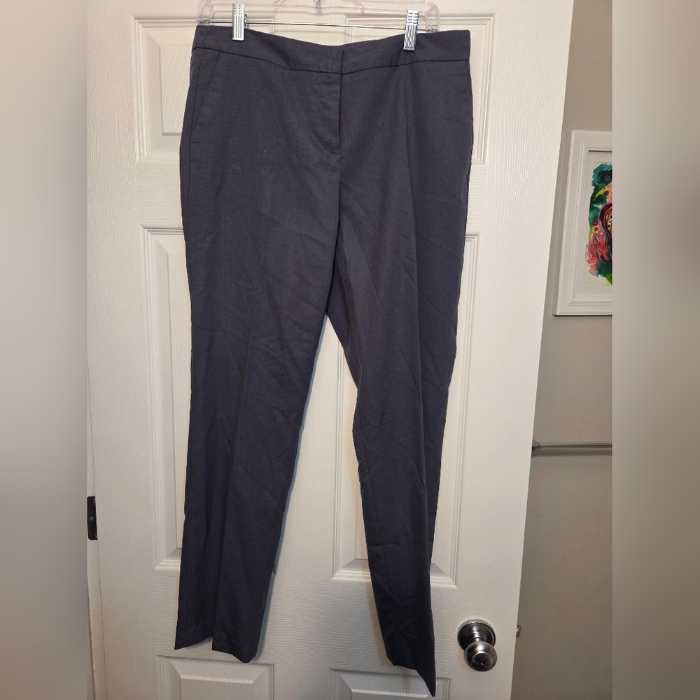 DKNY Gray Dress Pants Size 8 Tailored Office Work Trousers